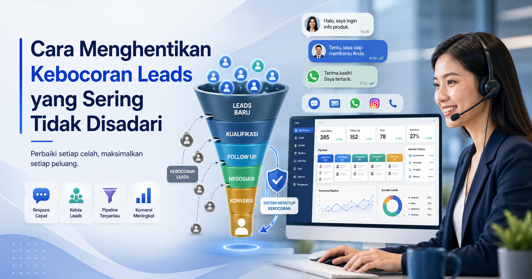 LionaCX: Cara Menghentikan Kebocoran Leads yang Sering Tidak Disadari