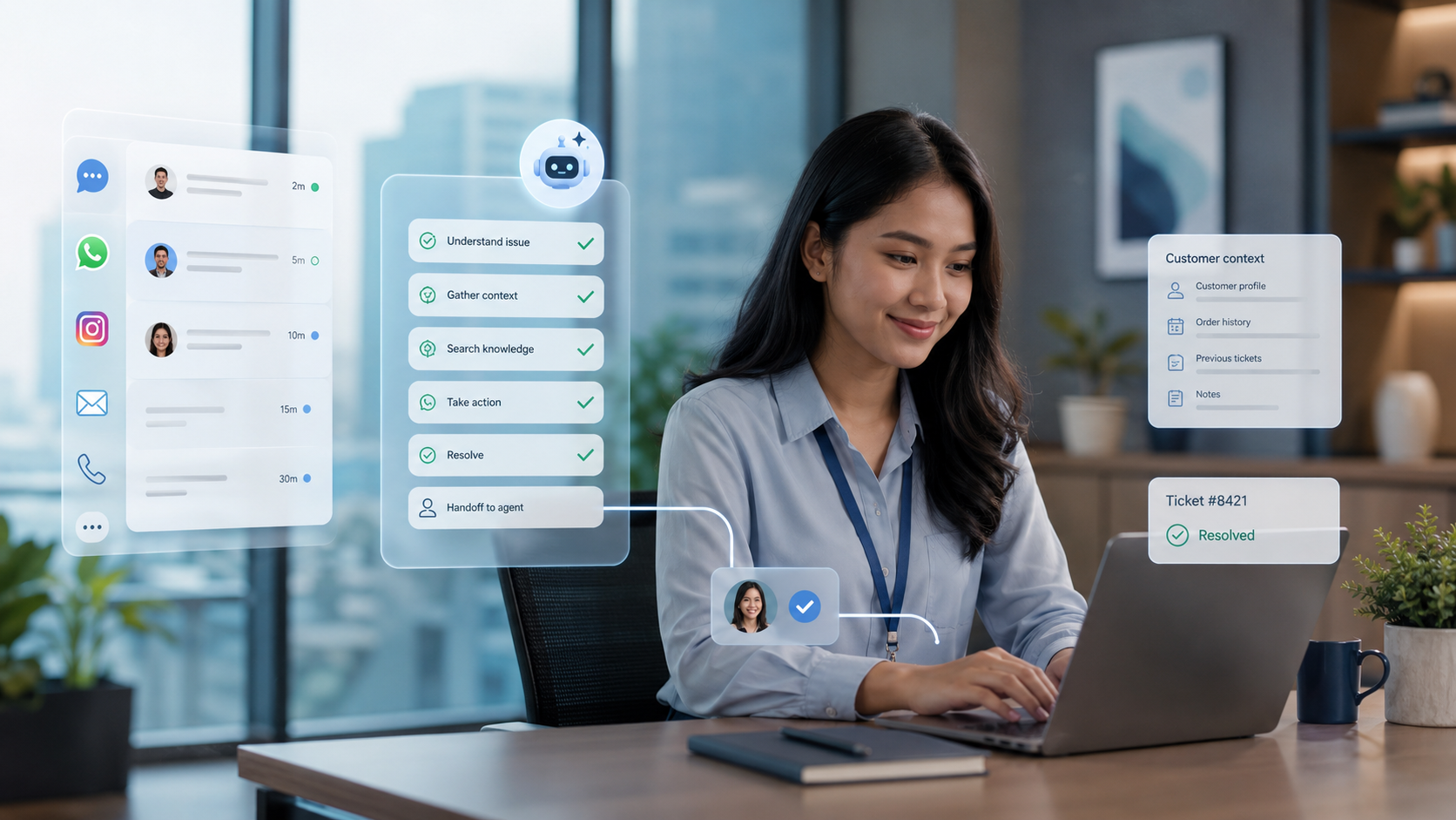 Agentic AI untuk Customer Support: Dari Menjawab Pertanyaan hingga Menyelesaikan Masalah